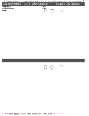 Murray City Schools Bus Application