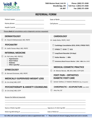 Patient Referral Form