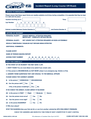 Incident Report Form