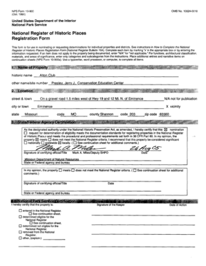 National Register of Historic Places Registration Form