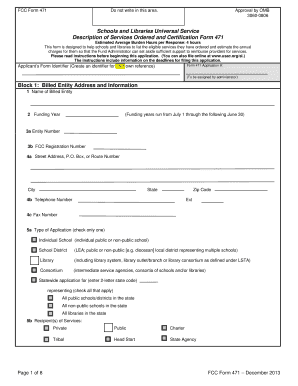 FCC Form 471