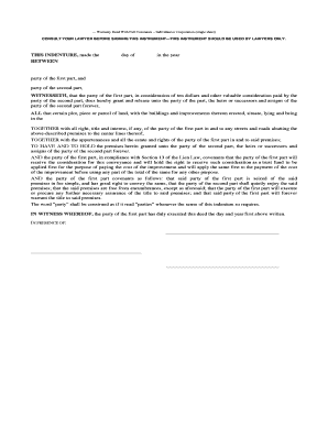 Warranty Deed With Full Covenants