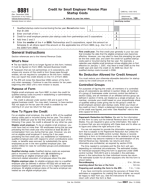 IRS Form 8881