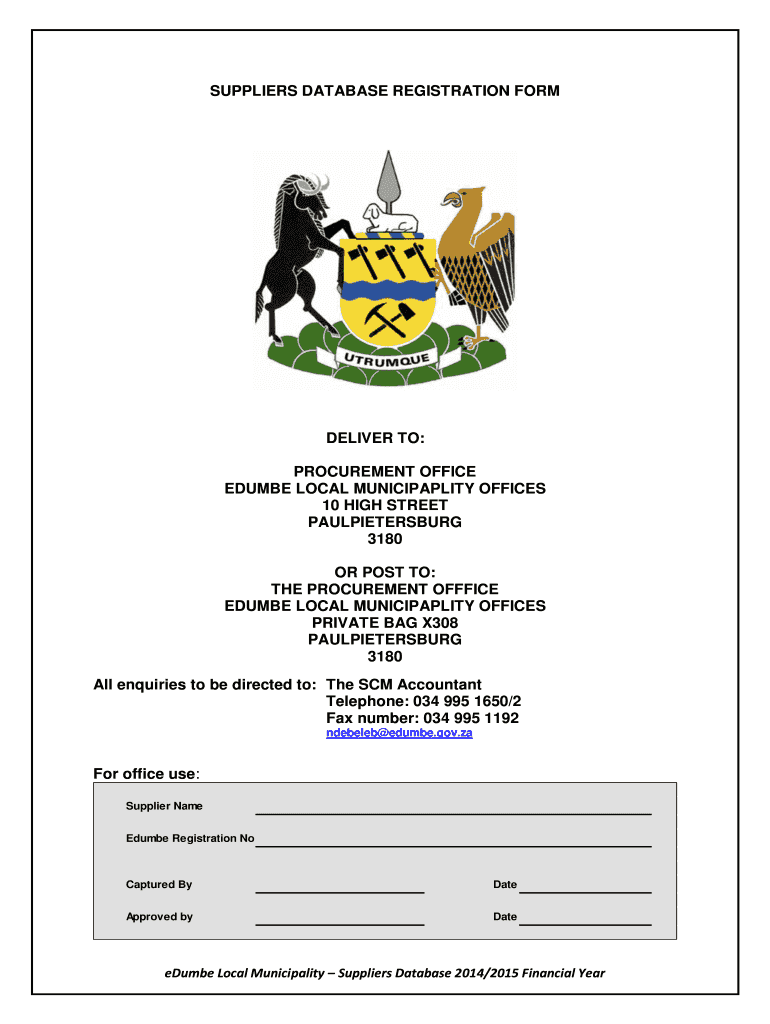 edumbe municipality vacancies Preview on Page 1