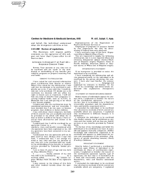 Consent to Sterilization Form