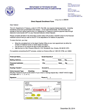 Direct Deposit Enrollment Form