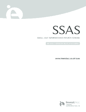 SSAS Benefit Options Request Form