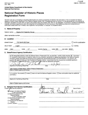 National Register of Historic Places Registration Form