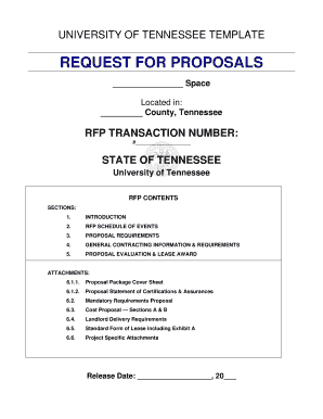 Lease RFP Template - State of Tennessee - tn