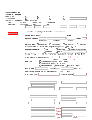Real Property Recordation and Transfer Tax Form FP 7/C
