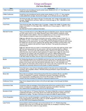 Tax Terms Glossary