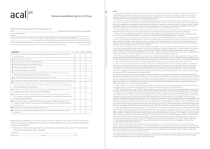 UK Annual General Meeting Proxy Form