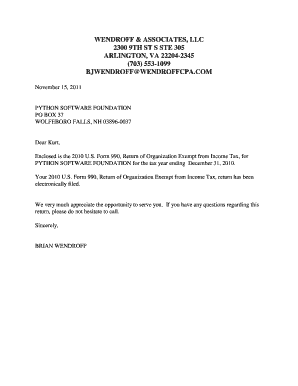 US Form 990 2010