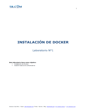 Instalacin de docker - silcom