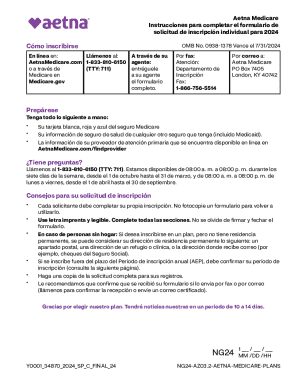 Obtener formas de su plan de medicare