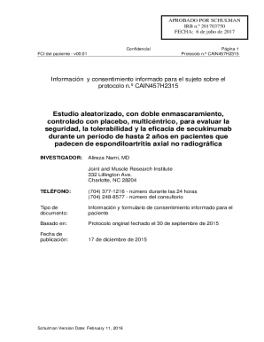 Hoja de informacin al paciente y documento de ...