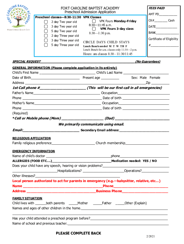 Form preview