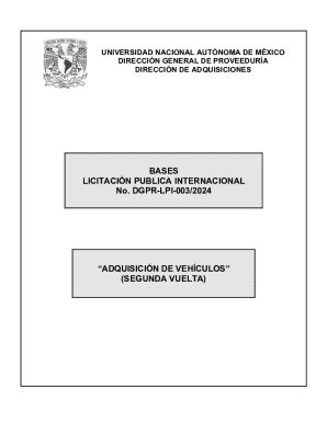 Licitacin pblica internacional no. dgpr-lpi-022 ...
