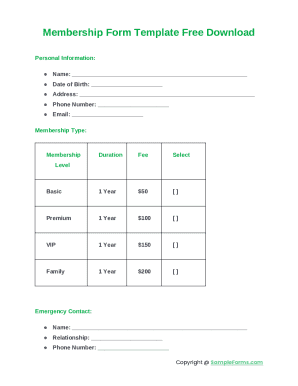 Form preview
