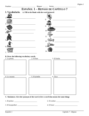 Cuaderno espanol - spanish notebook
