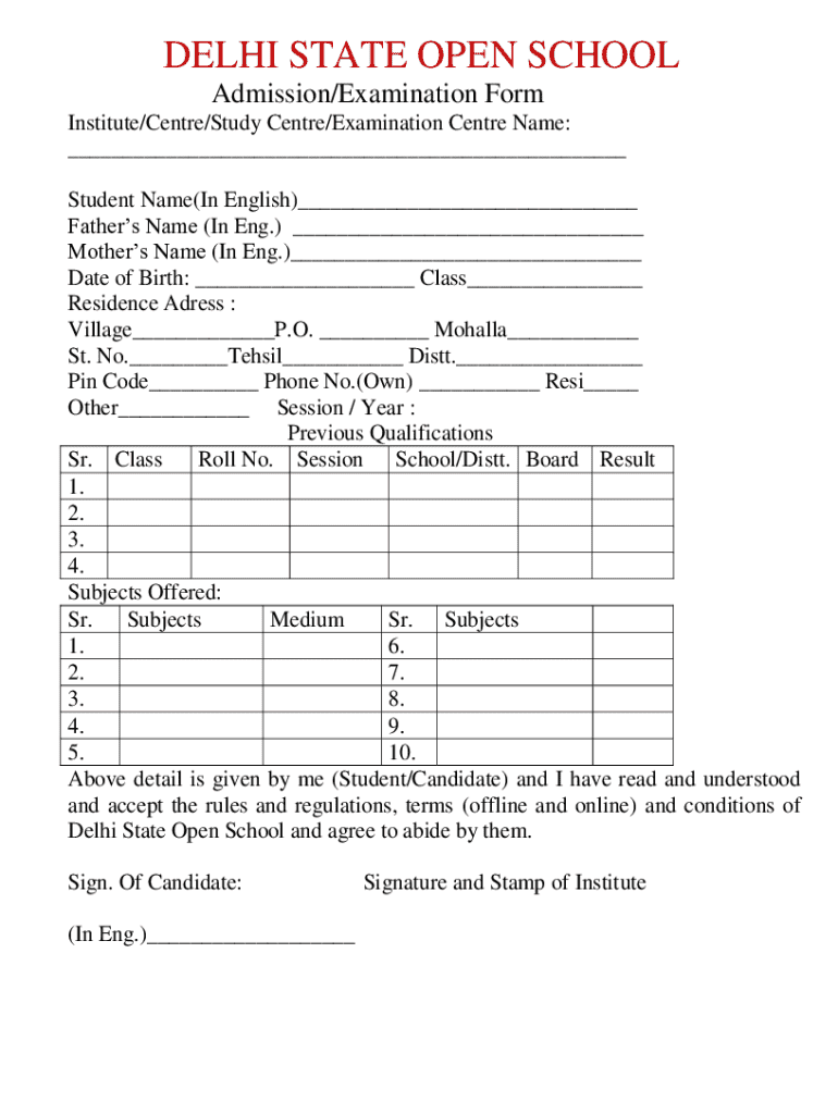 Form preview