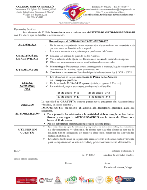 Estimadas familias: los alumnos de 3 ed. secundaria van ...