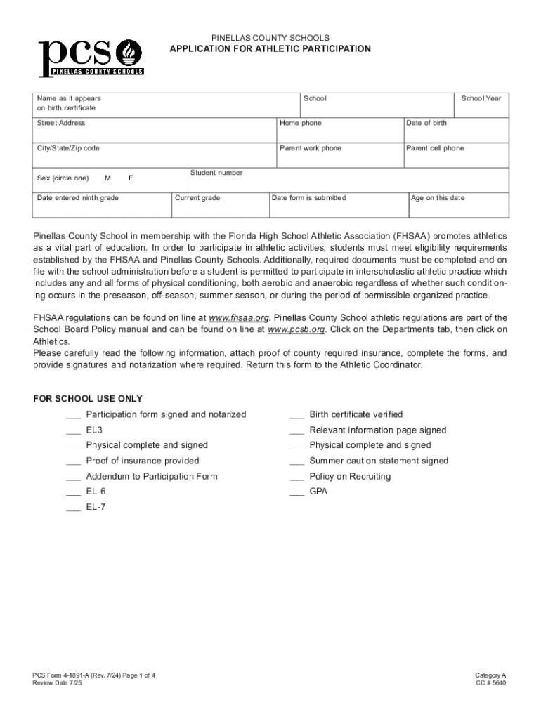 fhsaa florida high school athletic association Preview on Page 1