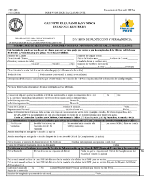 Kentucky cabinet for health and family services, division of ...