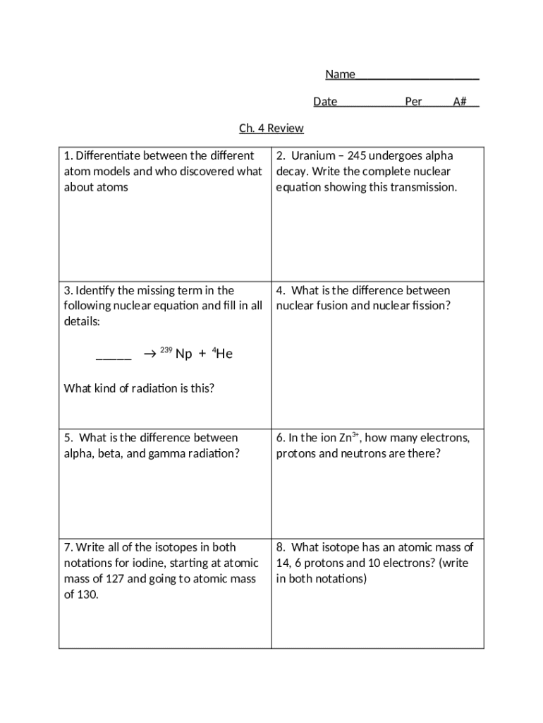 Form preview