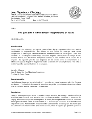 Probate Court 2, Judge Veronica Vasquez - Bexar County