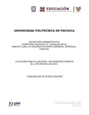Acta de presentacin y apertura de proposiciones licitacin ...