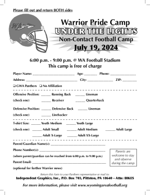 Nike Contact Football Camp San Diego State University