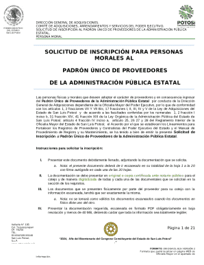 Solicitud de inscripcin en el RFC de personas morales ...
