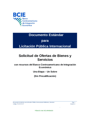 Banco Centroamericano de Integracin Econmica - BCIE