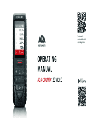 Ada COSMO 120 VIDEO Operating Manual (Page 5 of 23)