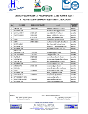 Consideraciones para la realizacin de pruebas exentas