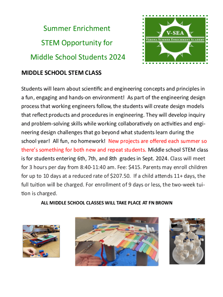 Stem Summer Camps For Middle School Students Stem Summer Camps For Middle School Students