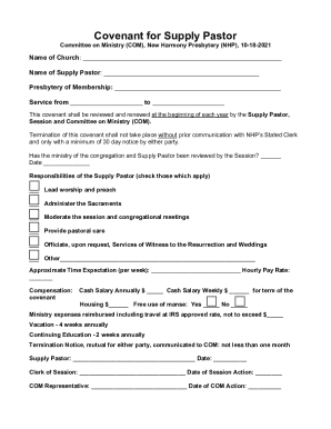 Committee on Ministry Policies and Procedures