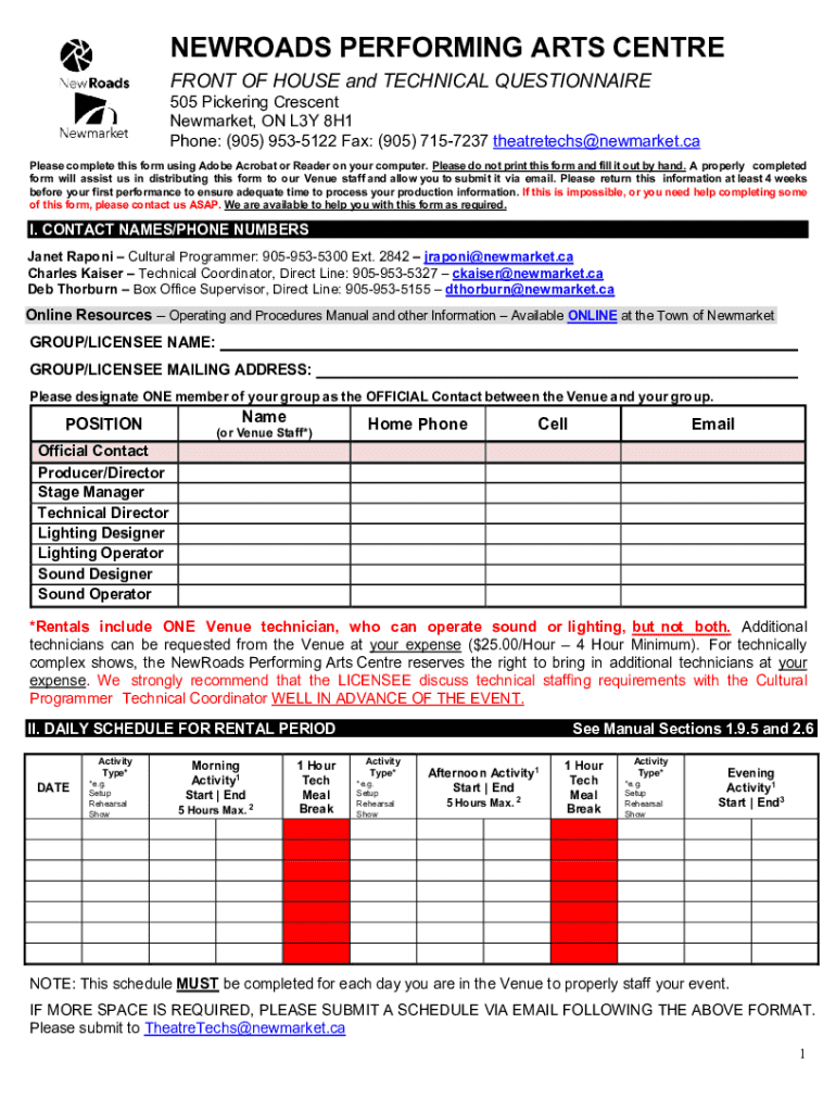 Form preview
