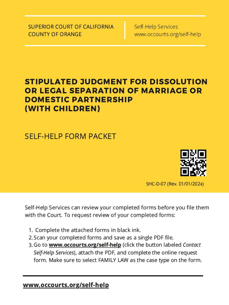 Ending a MarriageSuperior Court of California Preview on Page 1