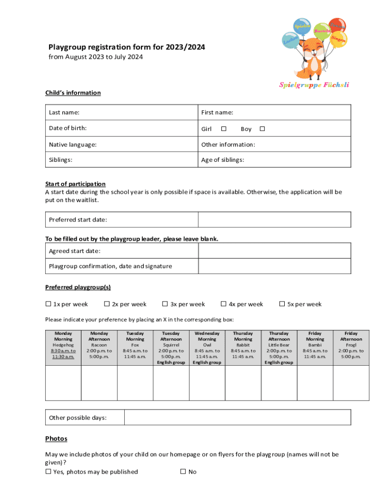Form preview