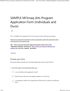 Form preview