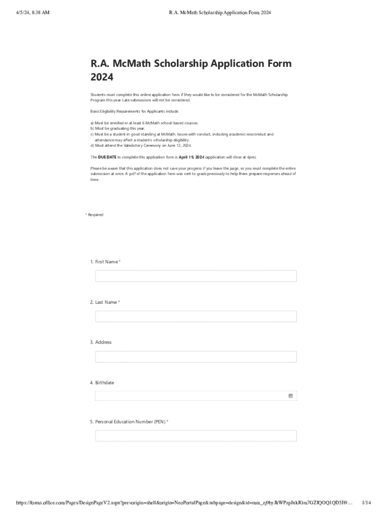 Form preview