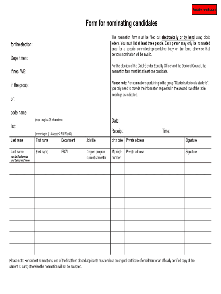 Form preview