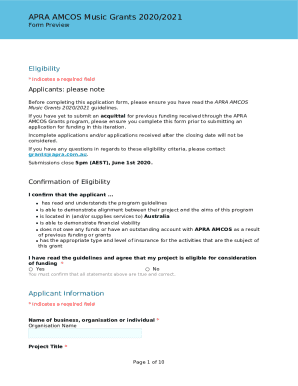 Form preview
