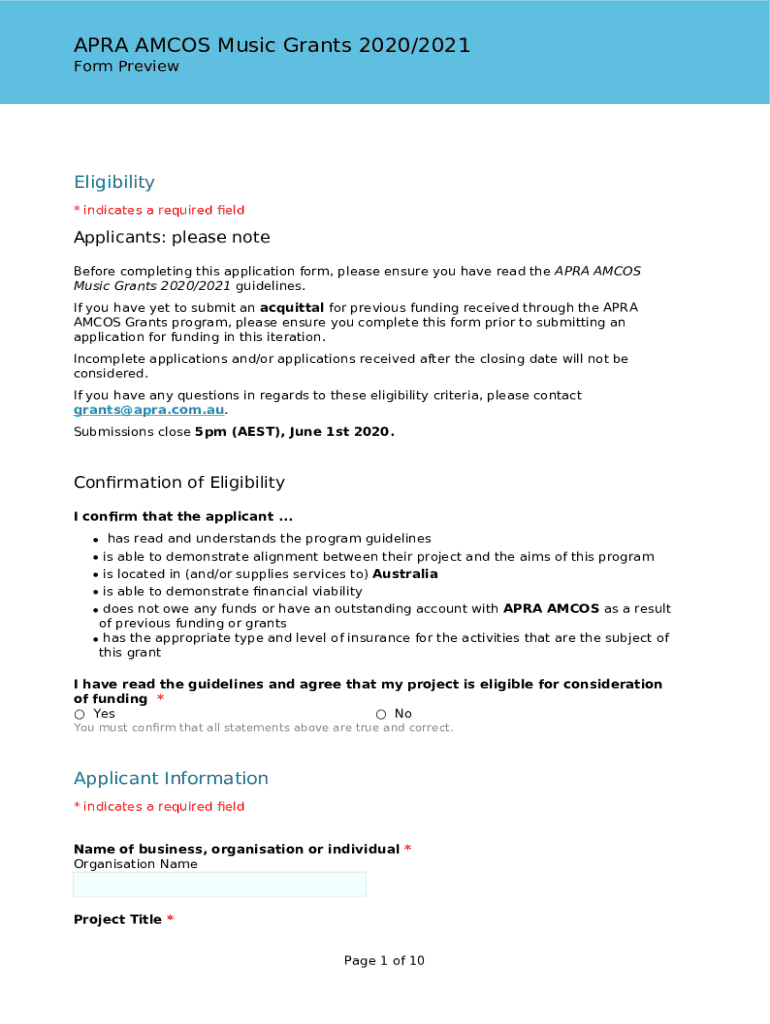 Form preview