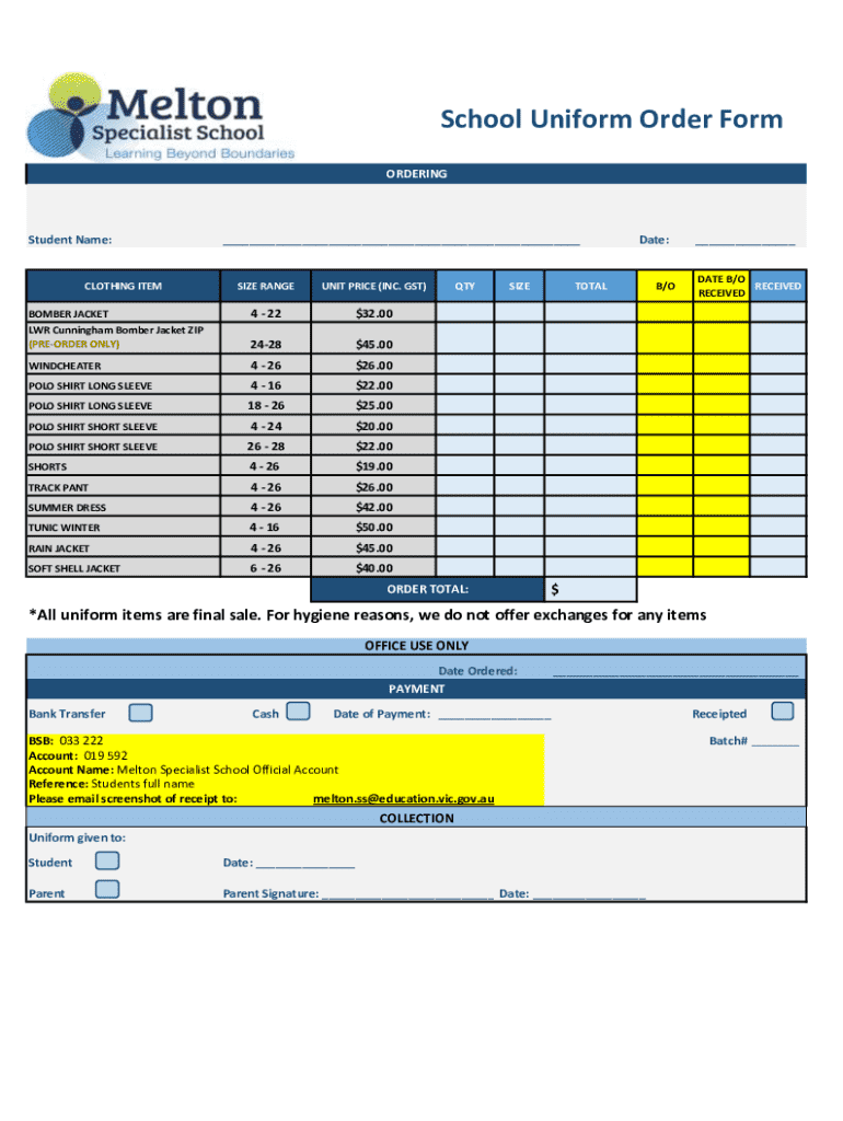 Form preview