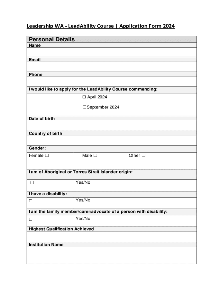 Form preview