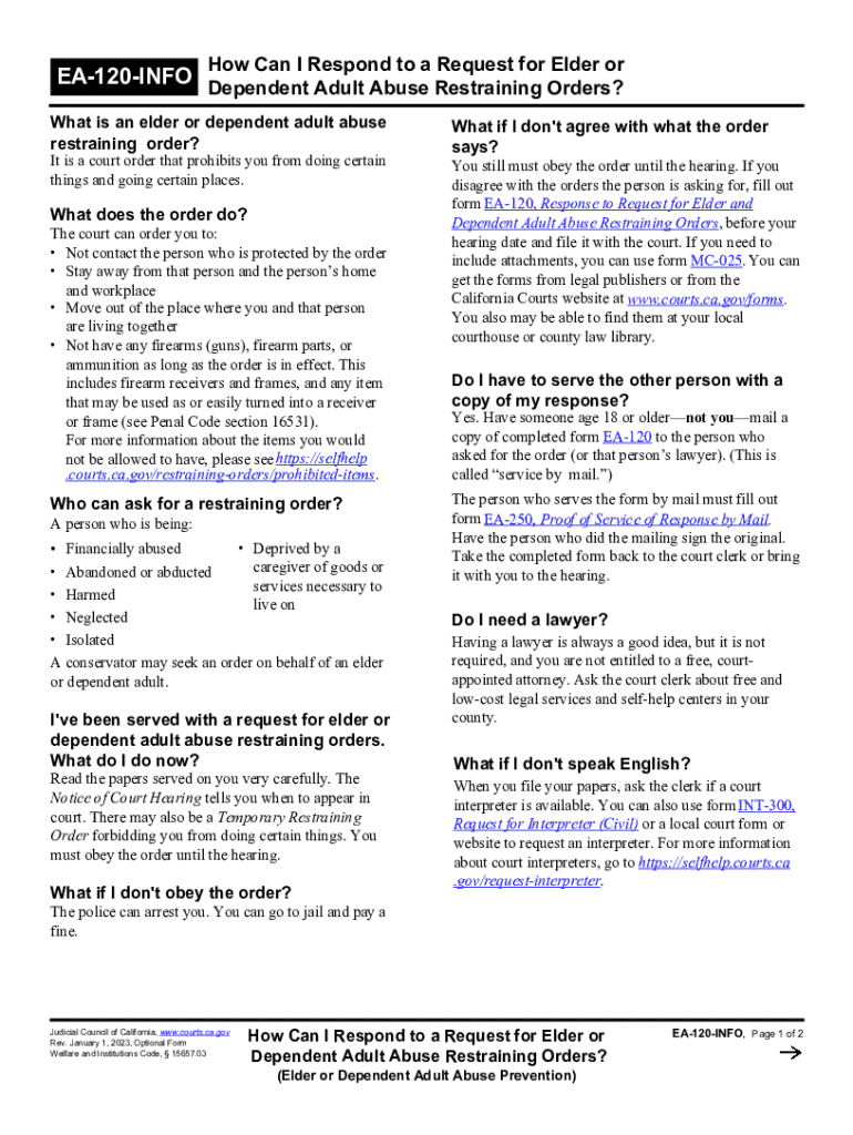 ea 120 info Preview on Page 1