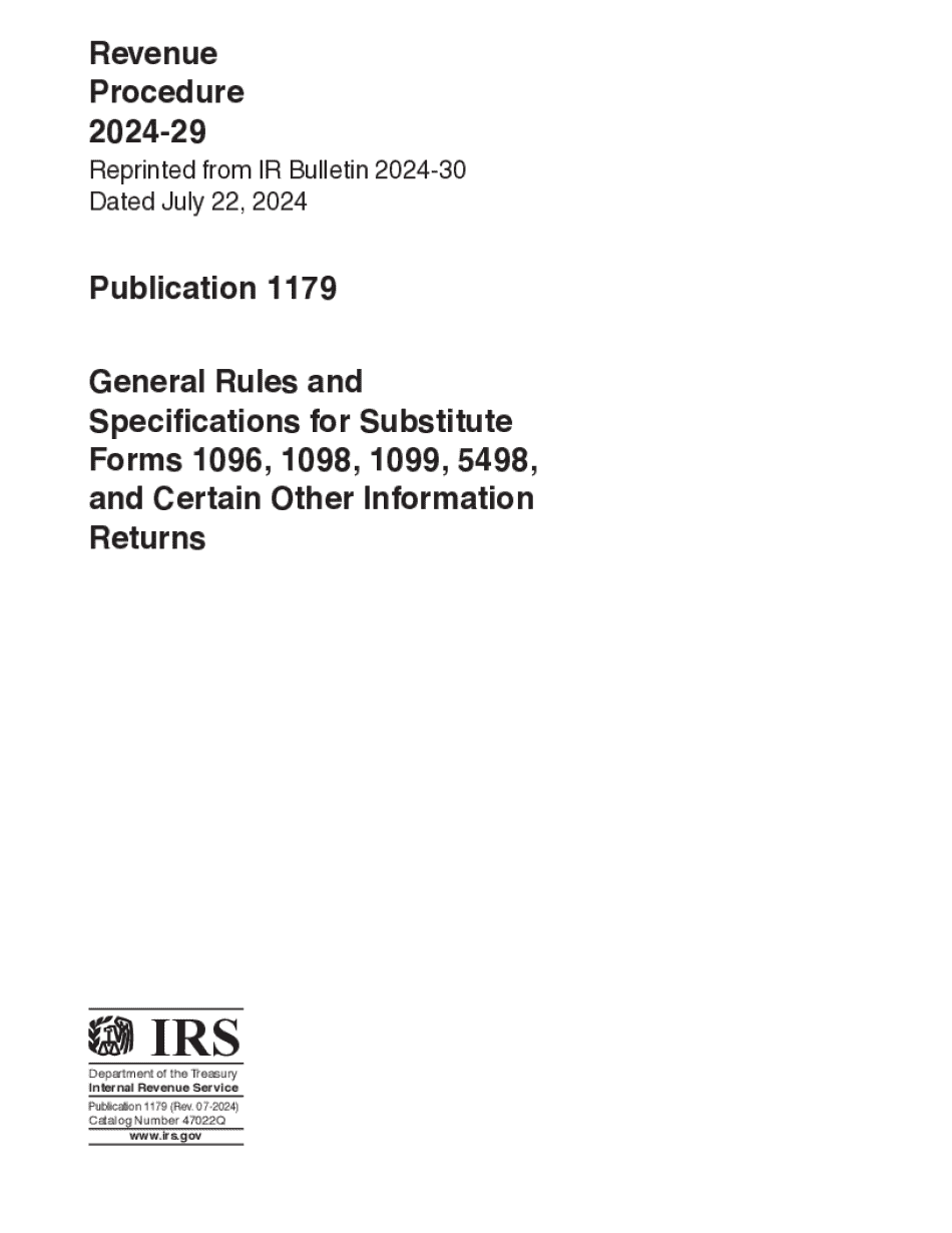 Form Publication 1179